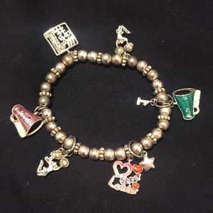 Cheerleader charm bracelet 📣